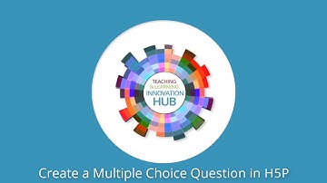 Create a Multiple Choice Question Using H5P Interactive Video