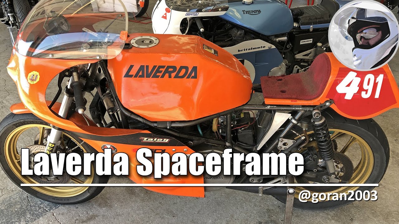 Laverda 1000 Spaceframe - a mythical motorcycle up close - YouTube
