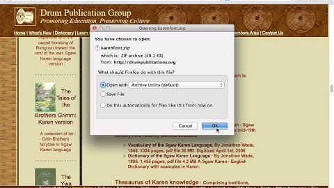 Install Fonts on a Mac - Karen and Burmese