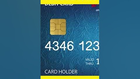 Debit Card पर 16 Digits क्यों होते हैं? | FactStar480p