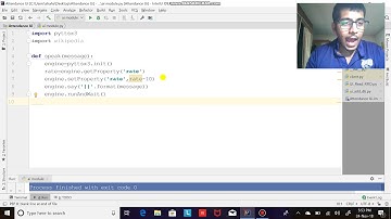 wikipedia plus python plus text to speech tutorials
