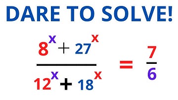 Olympiad Algebra exponential equation - Never you skip/exponential/algebra