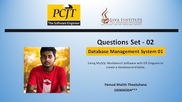 Question Set 02 | Database Management System | Java Institute