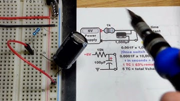 One second charging Resistor Capacitor RC Time Constant TC circuits learning electronics shorts 36