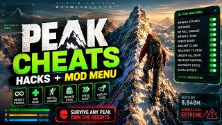 PEAK Trainer & Hacks 2026 | Infinite Stamina, Fly Hack, Teleport & Cheat Menu