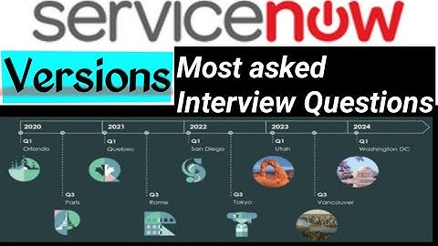ServiceNow versions and Interview Questions || #servicenow #interviewquestions #versions