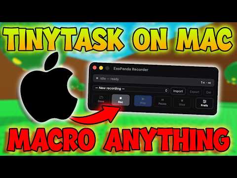 How To Macro On Mac Roblox - Tiny Task For Mac! BEST Mac Roblox Macro Recorder!