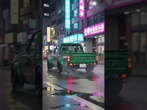 Spectators in Awe as Toyota Stout Drifts Like a Pro