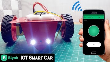 ESP8266 Blynk Joystick Controlled Car IOT