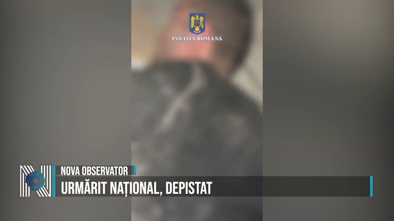 Urmărit național, depistat