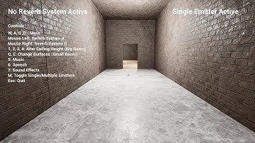 Unreal Engine 4 Dynamic Reverb System Demo