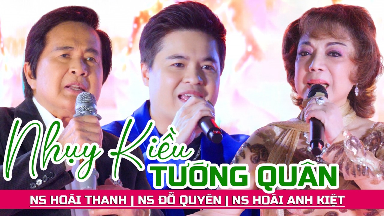 Vợ Chồng NS Hoài Thanh NS Đỗ Quên Và Con Trai Hoài Anh Kiệt hát Kỷ Niệm 30 Năm Sen Vàng Tỏa Sáng