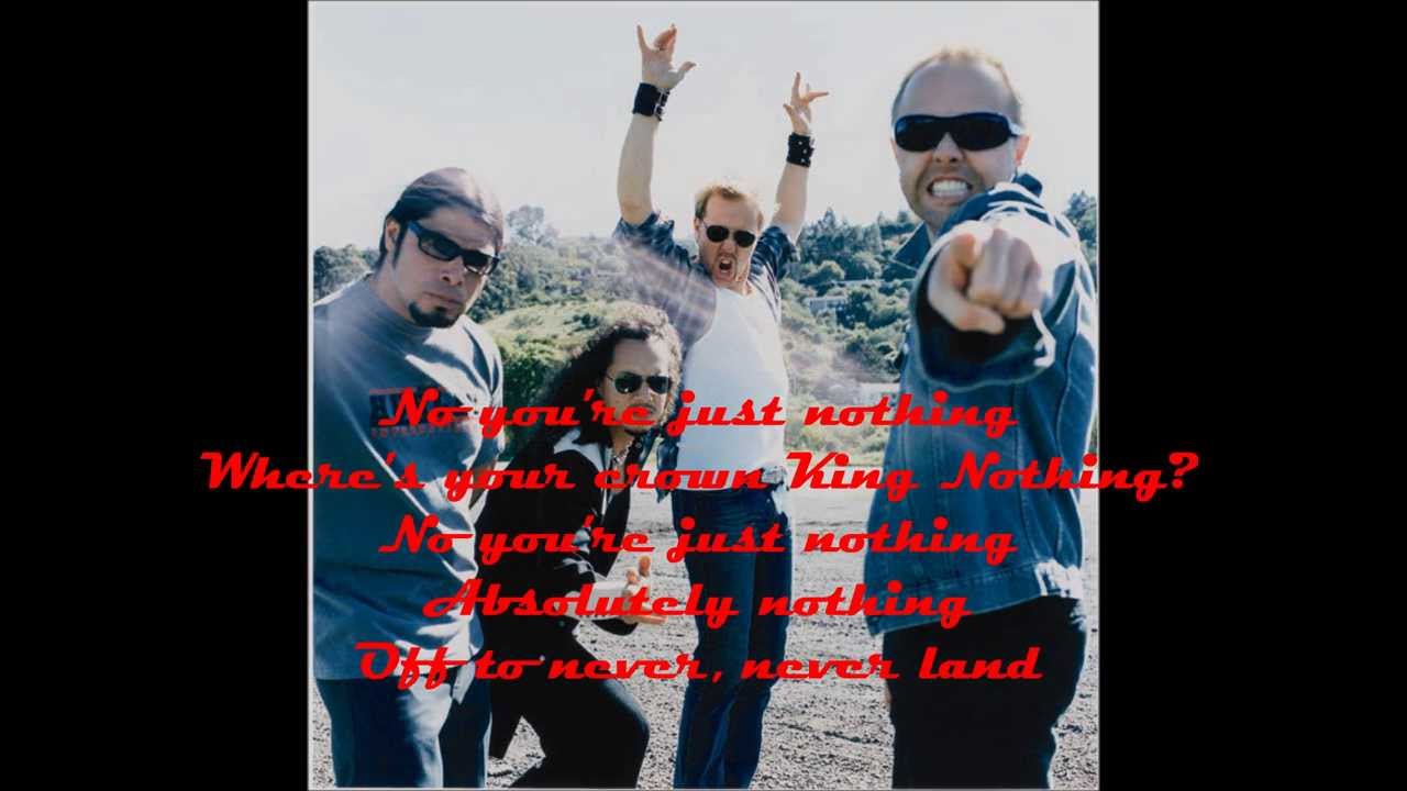 Metallica King Nothing Lyrics YouTube