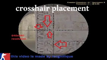 (CS 1.6 Tips and Tricks):Advance awp prescoping with crosshair placement technique guide