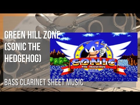 easy-bass-clarinet-sheet-music:-how-to-play-green-hill-zone-(sonic-the-hedgehog)-by-masato-nakamura