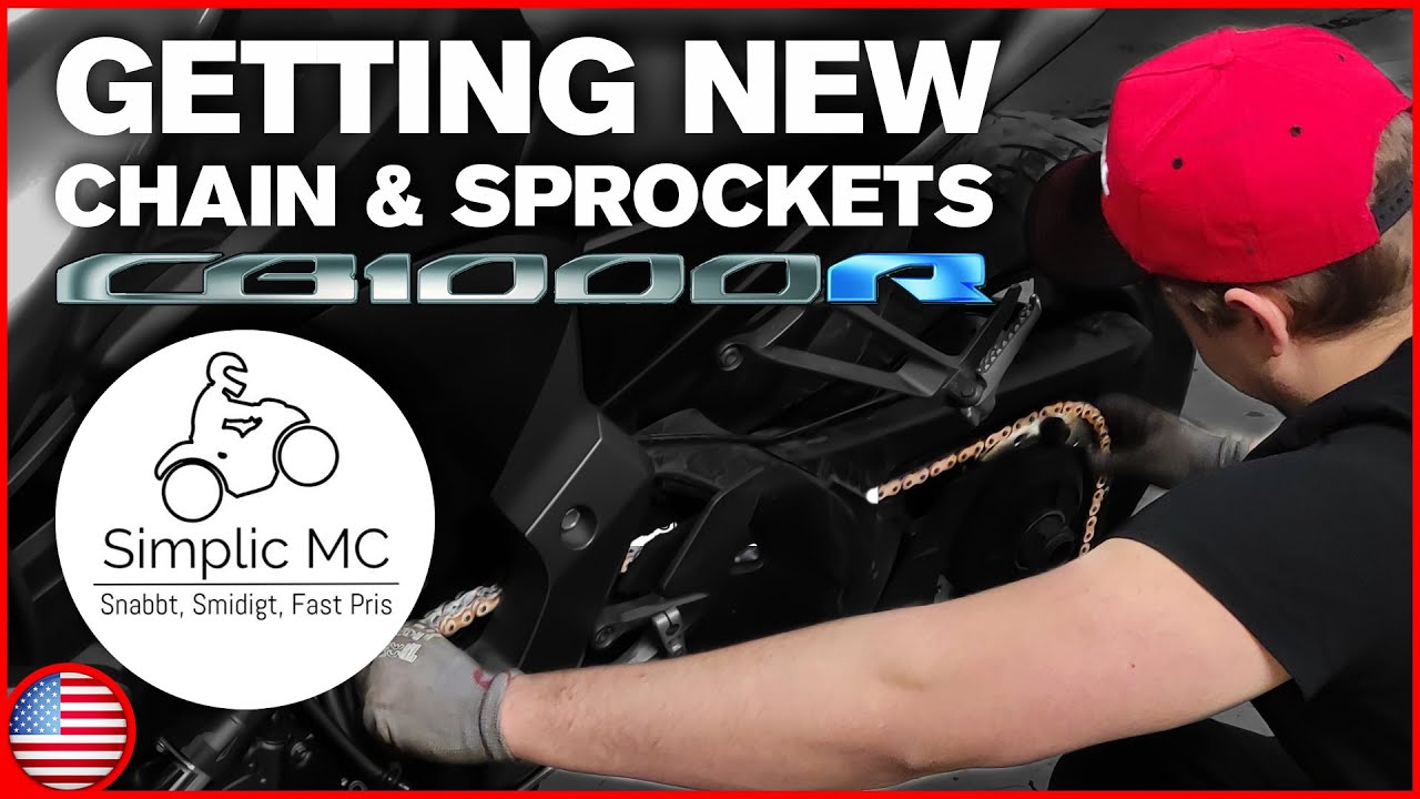 Посещение мастерской Simplic MC для замены цепи и звездочек! | Мотоблог Сделано в Швеции [HONDA C...