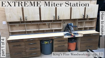 How to Build an Extreme Miter Saw Station - YouTube