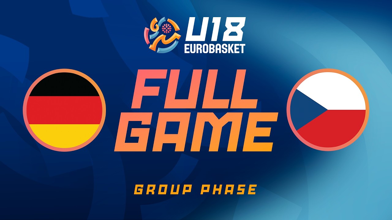 Group Phase | Germany v Czechia | Full Basketball Game | FIBA U18 Women's EuroBasket 2026