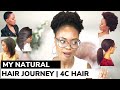 My Natural hair Journey: Heat damage, Hair cut, Relaxer, natural hair - 12 years in my 4C hair