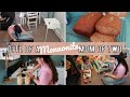 DITL of a Mennonite Mom | Baking, Canning, and Sewing | Get it all Done with Me