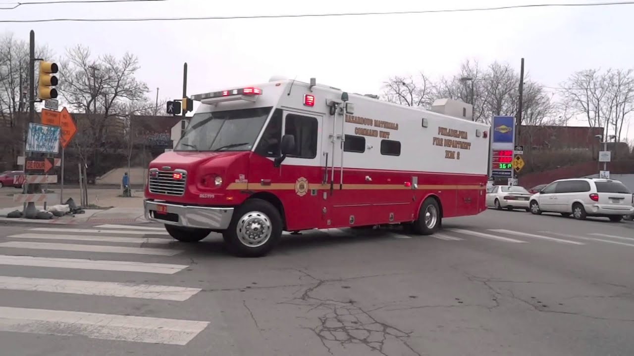 PFD Hazmat Taskforce Responding ( LOts of Q and Horn)