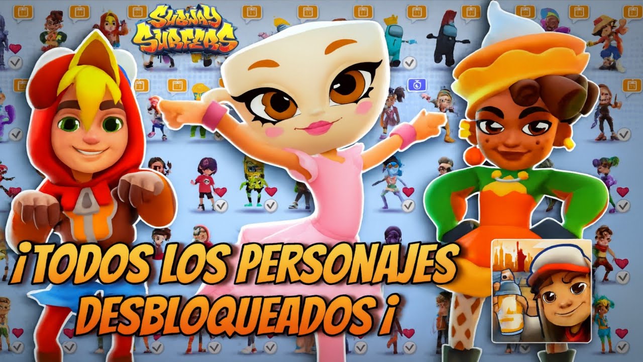 ¡TODOS los Personajes Desbloqueados! 🦃 Subway Surfers New York ...