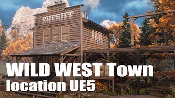 Wild West Town (location UE5)