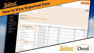 Solinst Cloud Data Reports