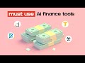 AI Tools Revolutionizing Finance and Accounting