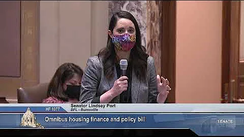 Senator Port on Omnibus Housing Finance & Policy Bill