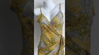 Yellow Floral Suspender Skirt