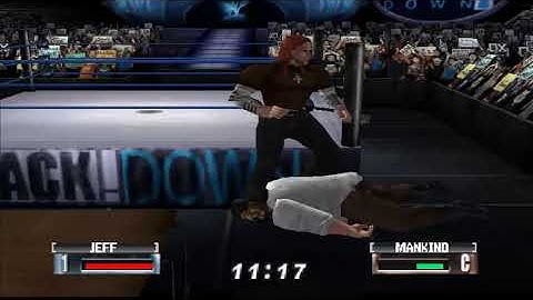 WWF NO MERCY N64: Scaffold Match code FT. Jeff Hardy!