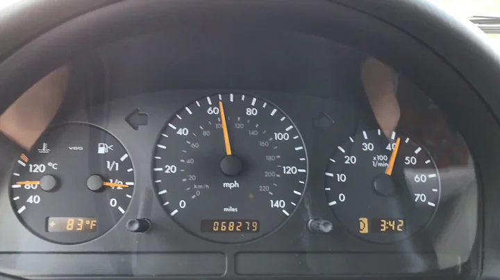 2000 Mercedes-Benz ML320 W163 WOT 0-60