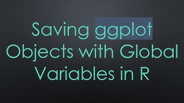 Saving ggplot Objects with Global Variables in R