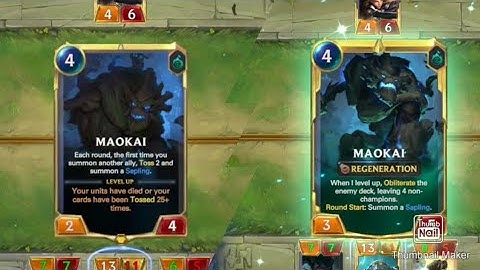 Maokai| Level Up Animation|legends of Runeterra