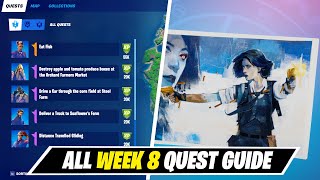 Fortnite All Week 8 Challenge Guides (Chapter 2 Season 5)