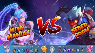 MIYA MANIAC 18,KILL KETEMU ROOM SEBER Mobile legends