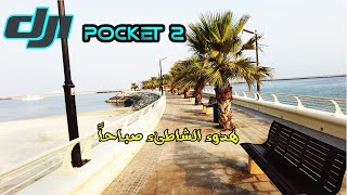 #DJI Pocket 2 Almamzar Beach Dubai UAE | شاطىء الممزر دبى