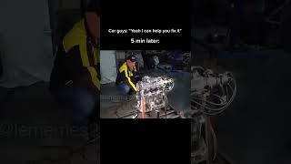 Engine Exploded Nitrous Outlet.