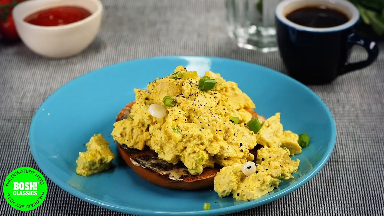 The Best Vegan Scrambled Eggs (Our 1 Breakfast!) YouTube