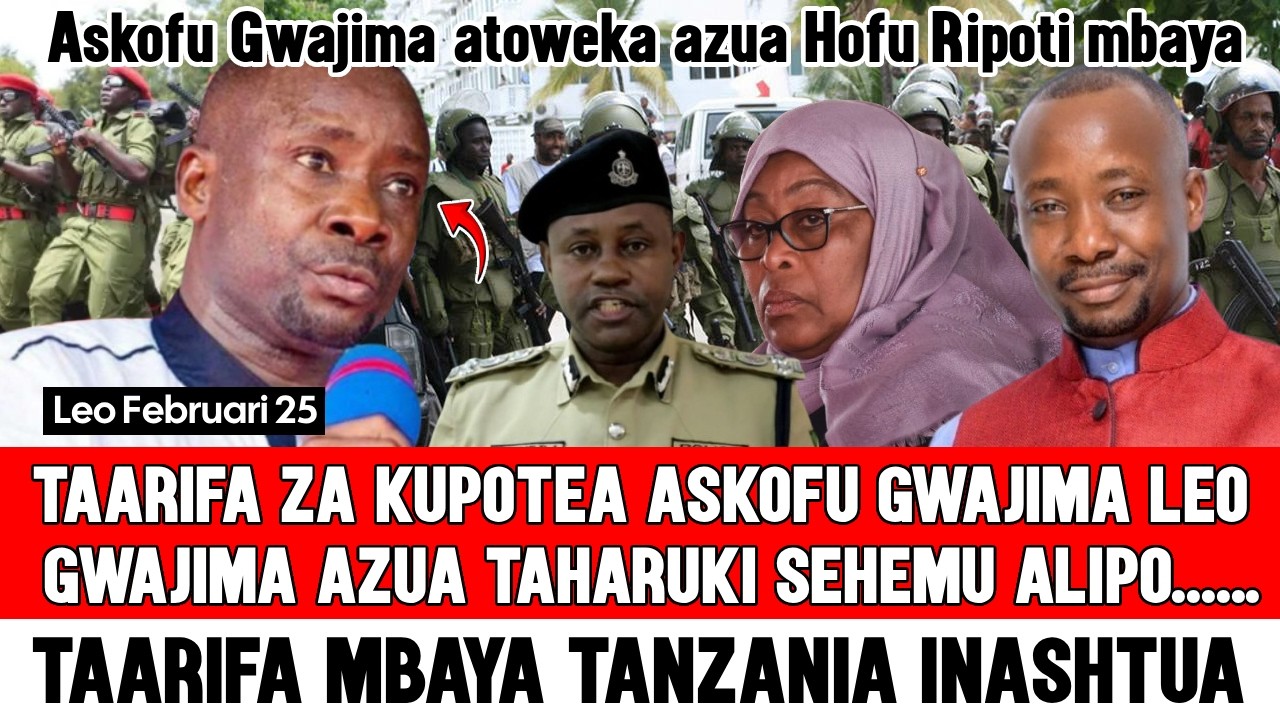 🔴Taarifa za Kupotea Askofu Gwajima zazua Taharuki na Hofu Haonekani, Sami Suluhu abaki Kimya
