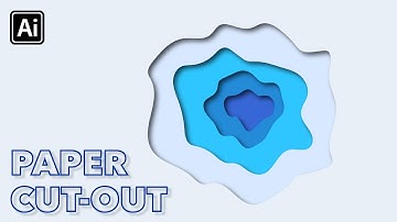 Beautiful Paper cut-out Effect in Adobe illustrator || Adobe Illustrator Tutorial