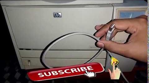 Fix Hp Laserjet Printer Not Accepting Print Command | how to Change hp laserjet 2300 usb cable