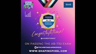 Huge congratulations to @lovedForest on successfully passing the AB‑730 AI Business Professional