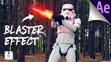 How to Make Star Wars Stormtrooper Blaster - After Effects