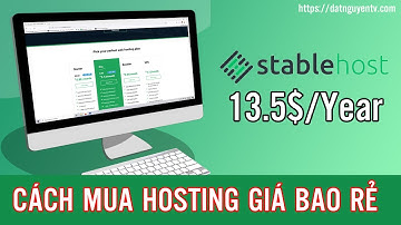Hosting không giới hạn dung lượng, băng thông 13,5$/năm tại stablehost