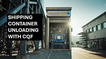 Bulk Container Unloading - automated with our CQF machine