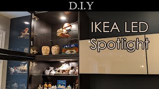 How run Omlopp LED light cable drywall for IKEA Besta wall units? - YouTube