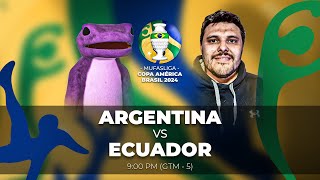 ARGENTINA VS ECUADOR GRUPO B FECHA 2 | MUFASLIGA COPA AMÉRICA 2024