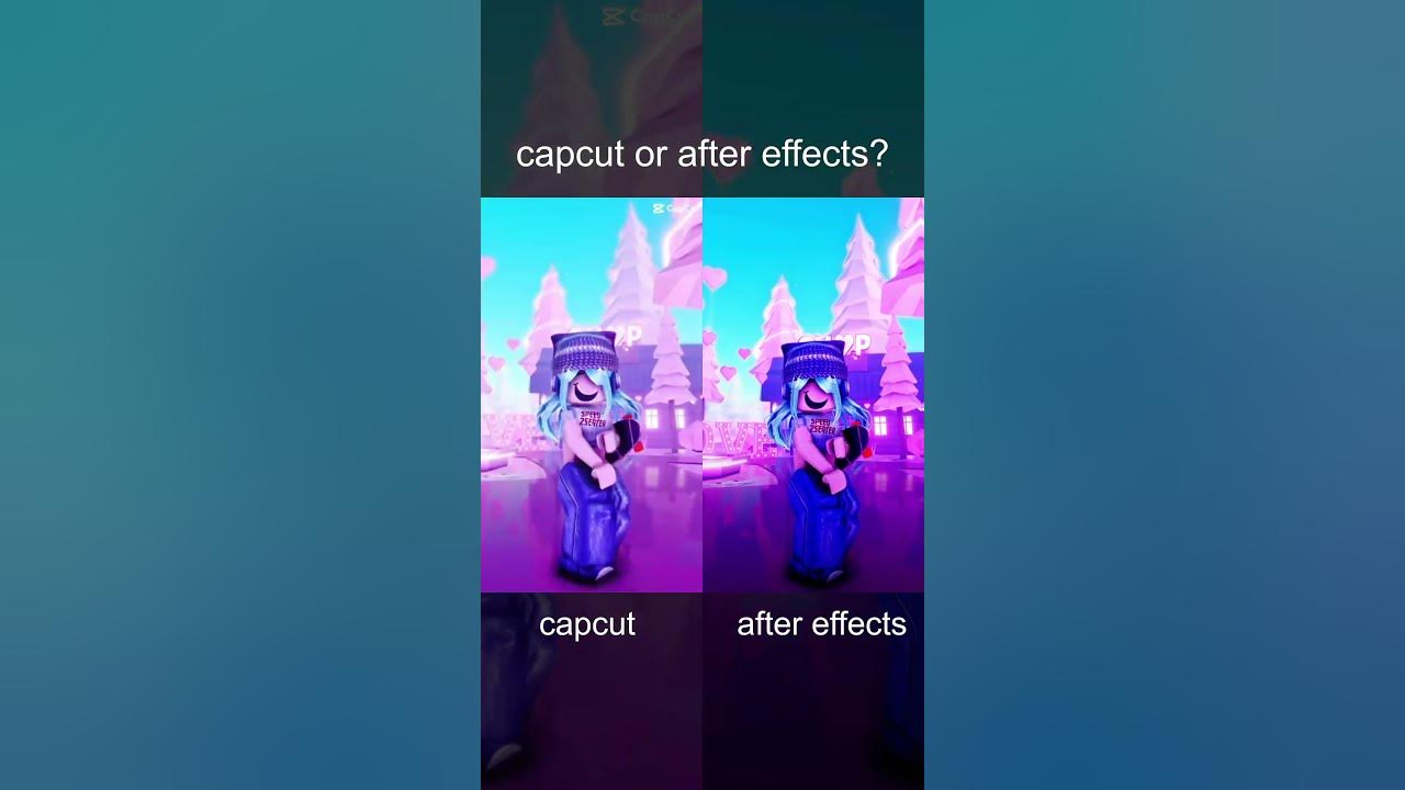 CAPCUT OR AFTER EFFECTS?😶 #shorts